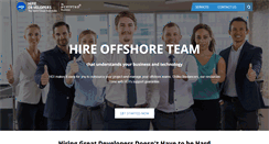 Desktop Screenshot of hiredevelopersindia.com